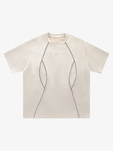 Functional Deconstructed Split Short-Sleeved T-Shirt