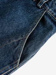 Vintage Washed Distressed Dyed Scimitar Jeans