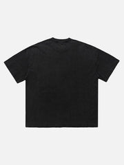Chain Print Crew Neck T-Shirt