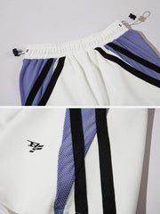 Colorblock Stripes Shorts