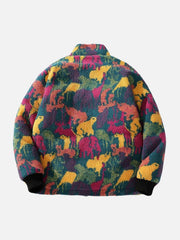 Colorful Animal Reversible Jacket