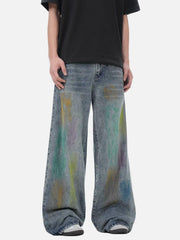 Colorful Graffiti Jeans