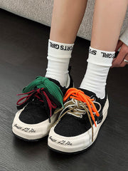 Colorful Lace-Up Sneakers