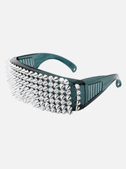Large Frame Outdoor Rivet Sunglasses