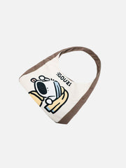 Creative Puppy Pattern Canvas Bag