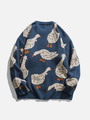Cute Duck Knit Sweater