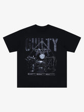 Vintage Chain Watch Print T-Shirt