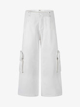 Street Metal Stud Zipper Multi-Pocket Workwear Casual Pants