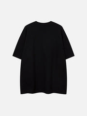 Dark Style Dragon Print Tee