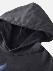 Dark Style Hooded Loose Sweatshirt