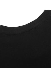 Dark Sunset Ocean Print Street Rap T-Shirt
