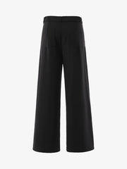 High Street Belt Pleated Flared Scimitar Pants
