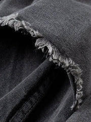 Deconstruct Fringe Big Pocket Jeans