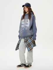 Deconstructive Patchwork Washed Jeans