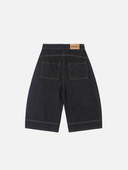 Deconstructive Washed Longline Jorts
