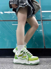 Denim Thick Bottom Board Shoes