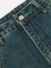 Distressed Star Heart Jeans