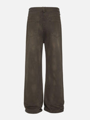 Distressed Washed Jeans