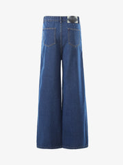 Retro Pleated Denim Baggy Jeans