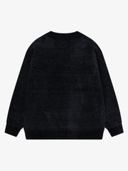 Vintage Butterfly V-Neck Sweater