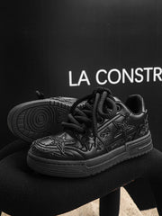 Embossed Stars Casual Board Shoes