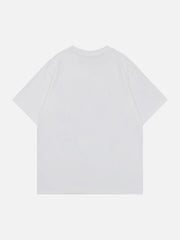Embroidery Line Butterfly Tee