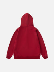 Embroidery Tooth Heart Hoodie