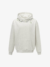 Daisy Embroidery Floral Pattern Heavyweight Hoodie
