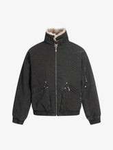 Pocket Zip Up Fur Collar Work Quilted Jacket