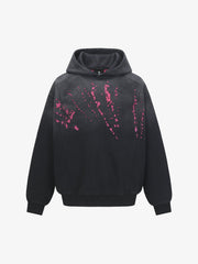 Street Dark Wasteland Distressed Washed Dirty-Dye Hoodie