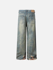 Fringe Distressed Jeans