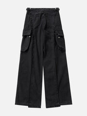 Fringe Multiple Pockets Jeans