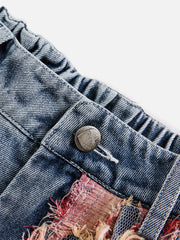 Heavy Craftsmanship Lace Jorts