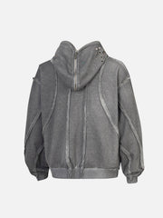Heavyweight Batik Washed Distressed Hoodie