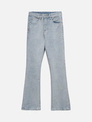 High Street Embroidery Retro Jeans
