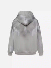 High Street Hip Hop Spider Web Print Hoodie