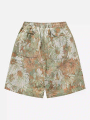 High Street Jacquard Embroidery Shorts