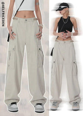 Hip Hop Straight Cargo Pants