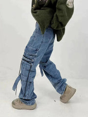Hip Hop Straps Jeans