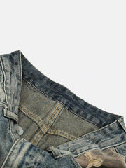 Hip Hop Street Heavy Duty Ripped Jeans