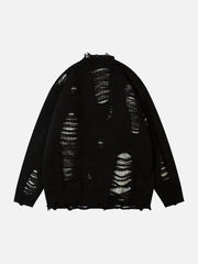 Hole Fake Two Cardigan