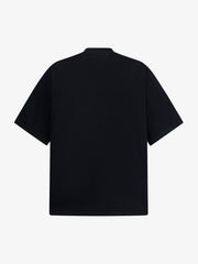 Retro Embroidery Beaded Letter Print T-shirt