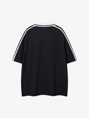 Jersey Print Short-Sleeve Polo Shirt