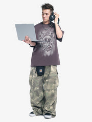 Oversized Angel Graphic T-Shirt