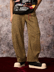 Cheetah Print Barrel Pants