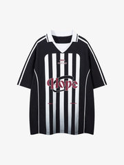 Jersey Print Short-Sleeve Polo Shirt