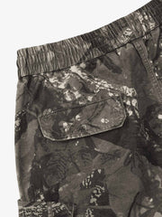 Fallen Leaf Camouflage Pocket Workwear Shorts