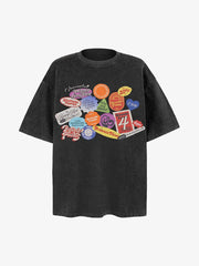 Graffiti Crew Neck T-Shirt
