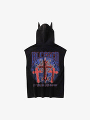 Washed Hooded Cotton Undershirt