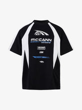Contrast Color Motorcycle Print T-shirt